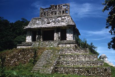 Palenque, "Façade-Temple of Sun"