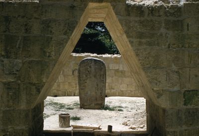 Tikal, "Doorway and Stela #22-Group E"