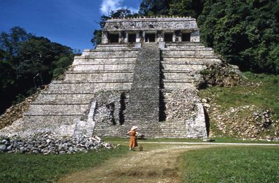 Palenque, "Façade-Temple of Inscriptions"