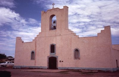 Socorro Mission (El Paso): South façade