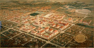 1933 University of Texas Perspective for Future Development