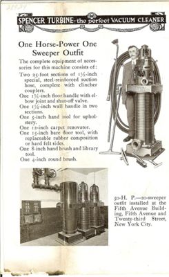 Spencer Turbine - the perfect Vacuum Cleaner