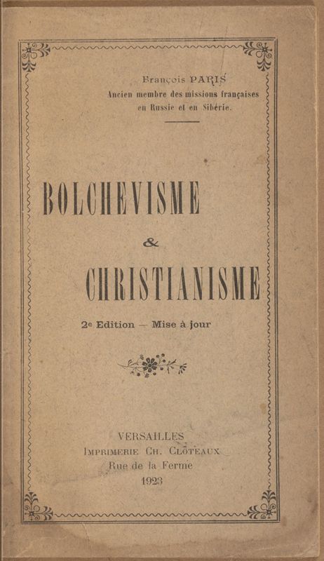 Bolchevisme et Christianisme.